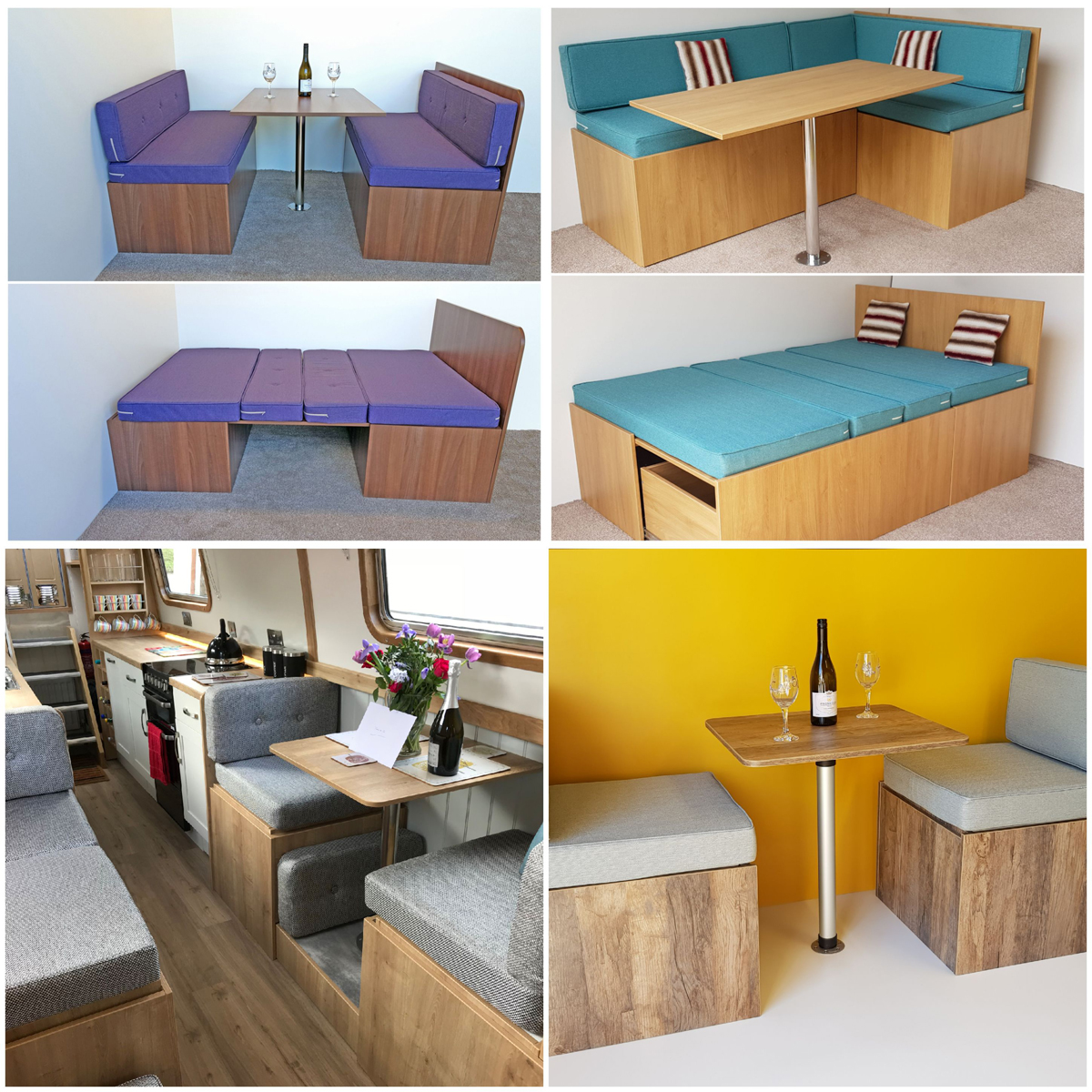 Space-saving Multifunctional Dinettes